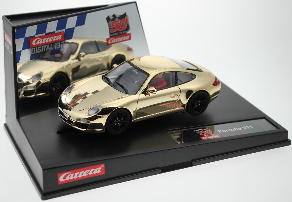 carrera digital 30671 porsche 911 (2008) oro colección 50 años